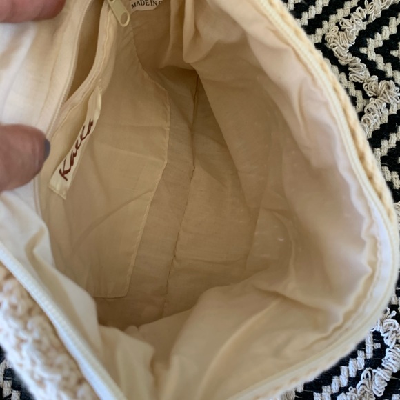 Fringe Macrame Purse - Picture 5 of 6